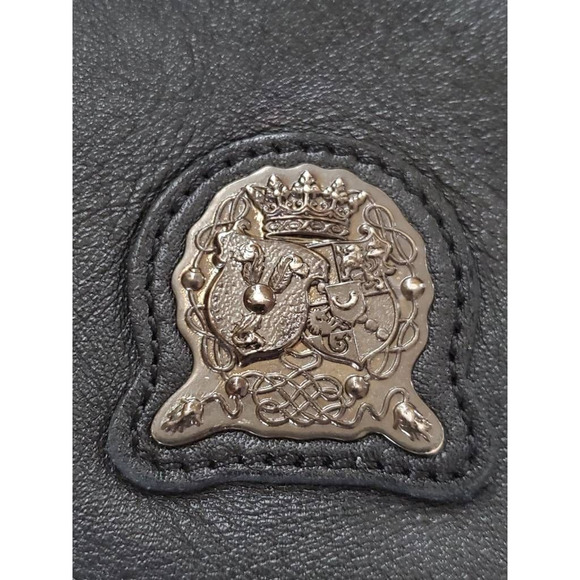 Accessories De Mademoiselle A.D.M.J. Black Leather Messenger Bag Japan - Picture 6 of 11